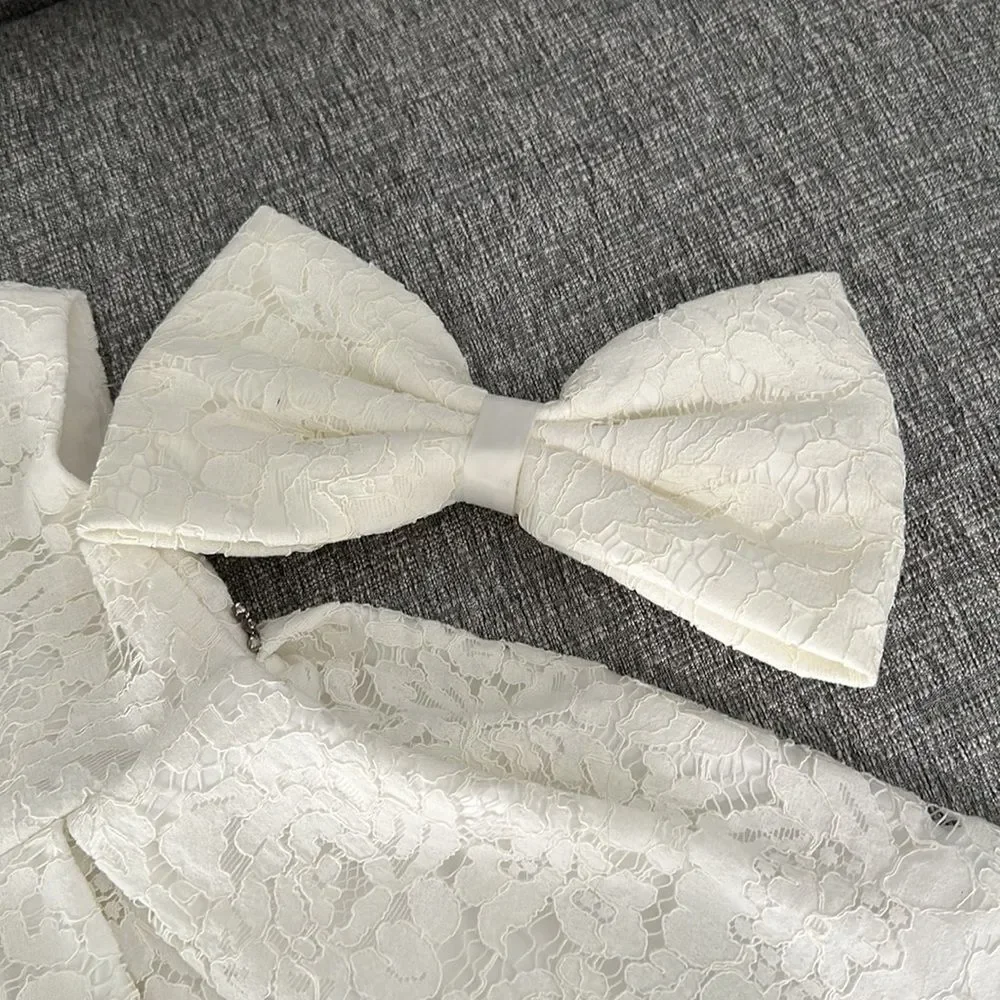 Baby Girls Dress Infant Princess Christening Baptism Party Formal 6/12 M…